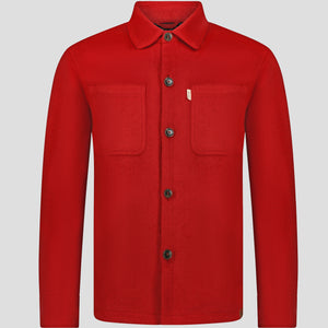 Southern Gents Overshirt - Fire Red