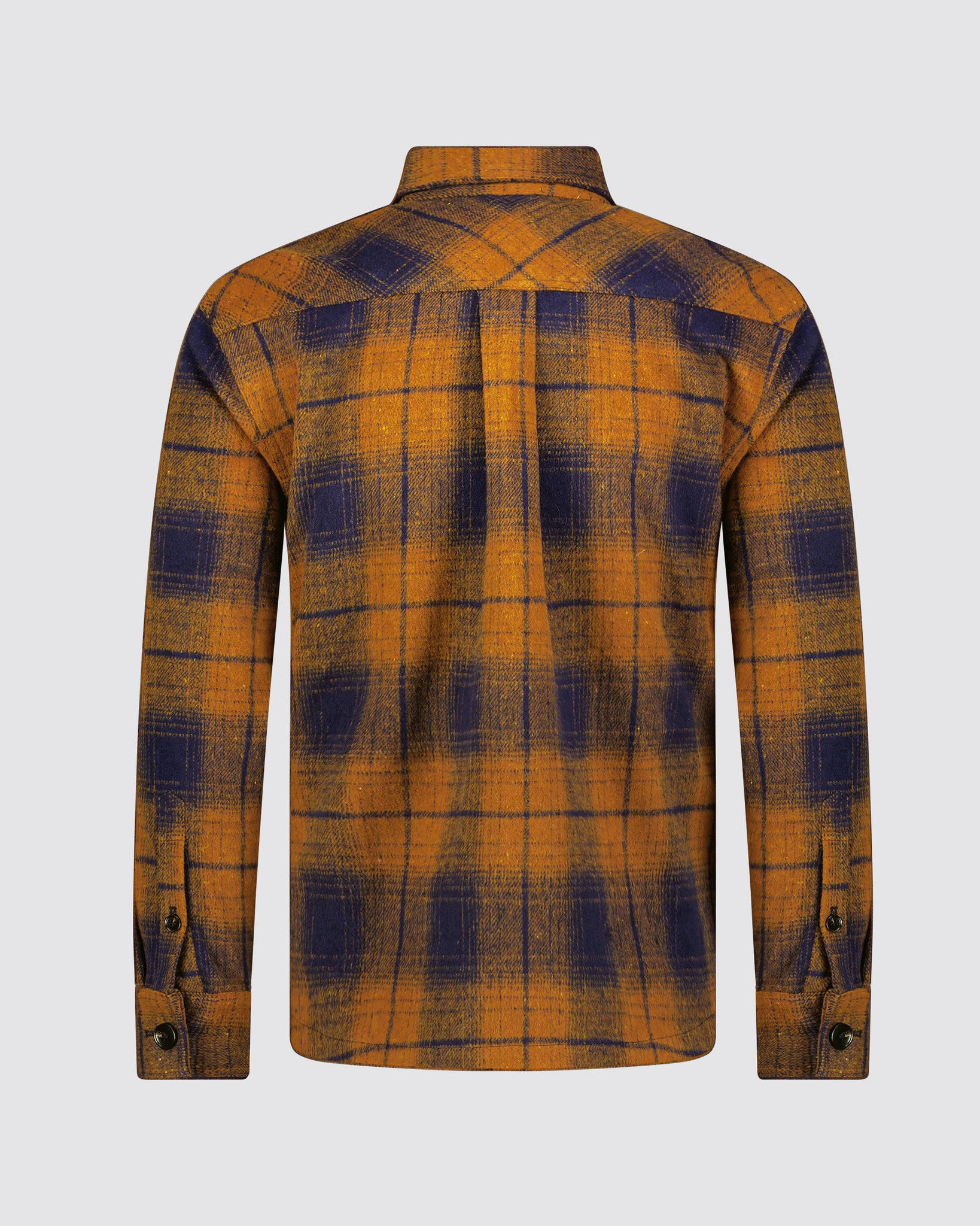 SG Quilted Overshirt - Mustard Plaid