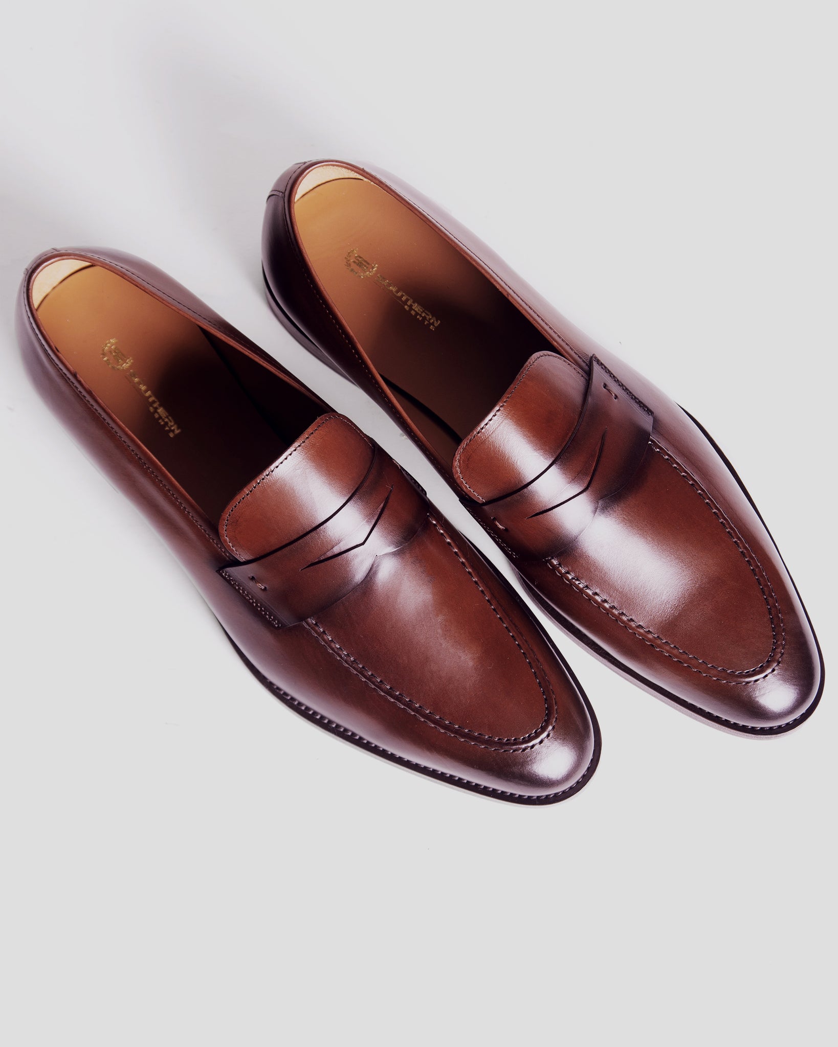 Southern Gents Penny Loafer - Dark Brown 
