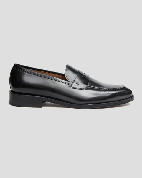 Smithson Penny Loafer V2– Black – Southern Gents