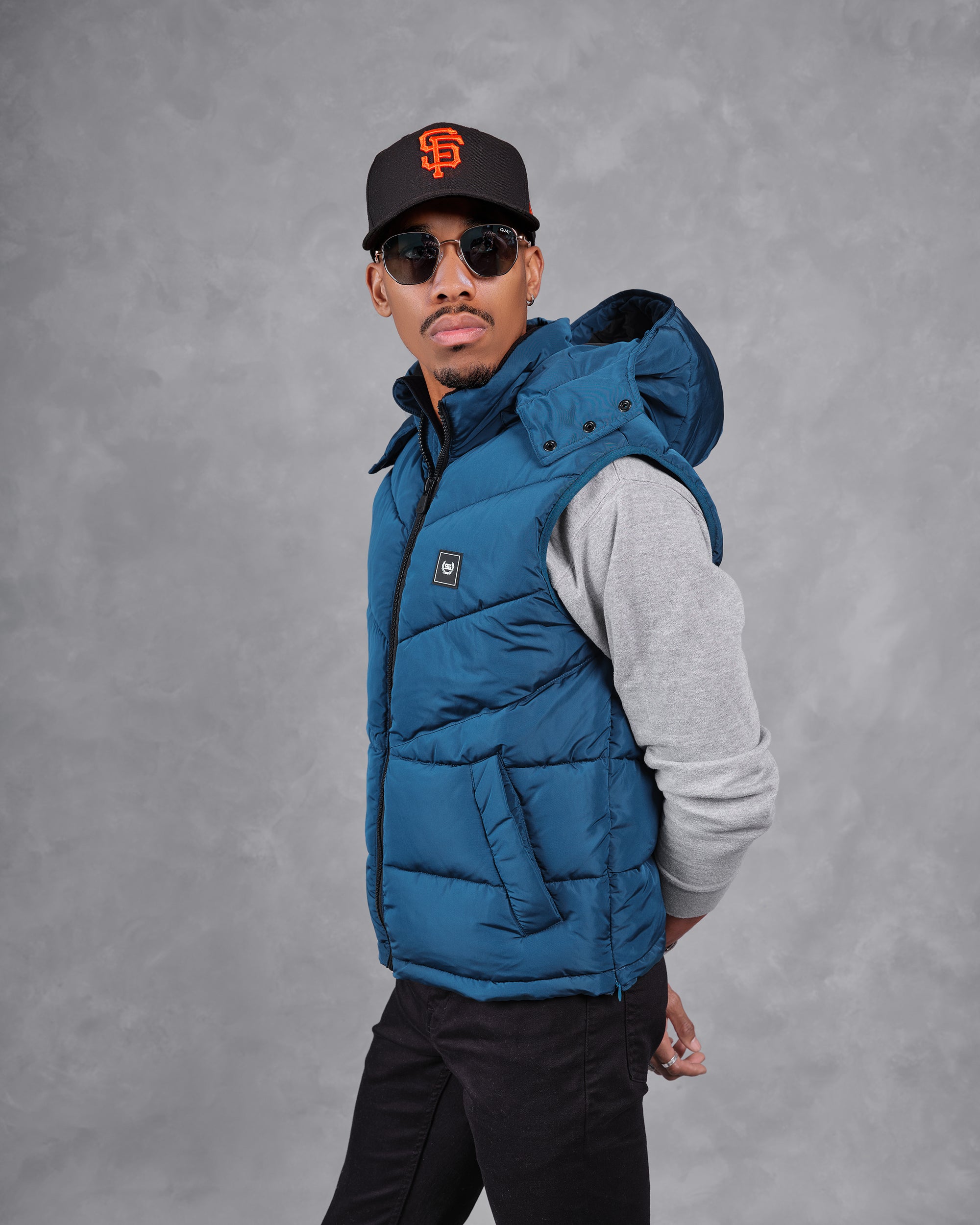 Teal 2025 puffer vest