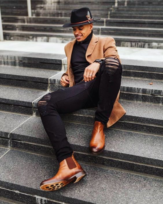 Stylish Black Lone Star Fedora Southern Gents